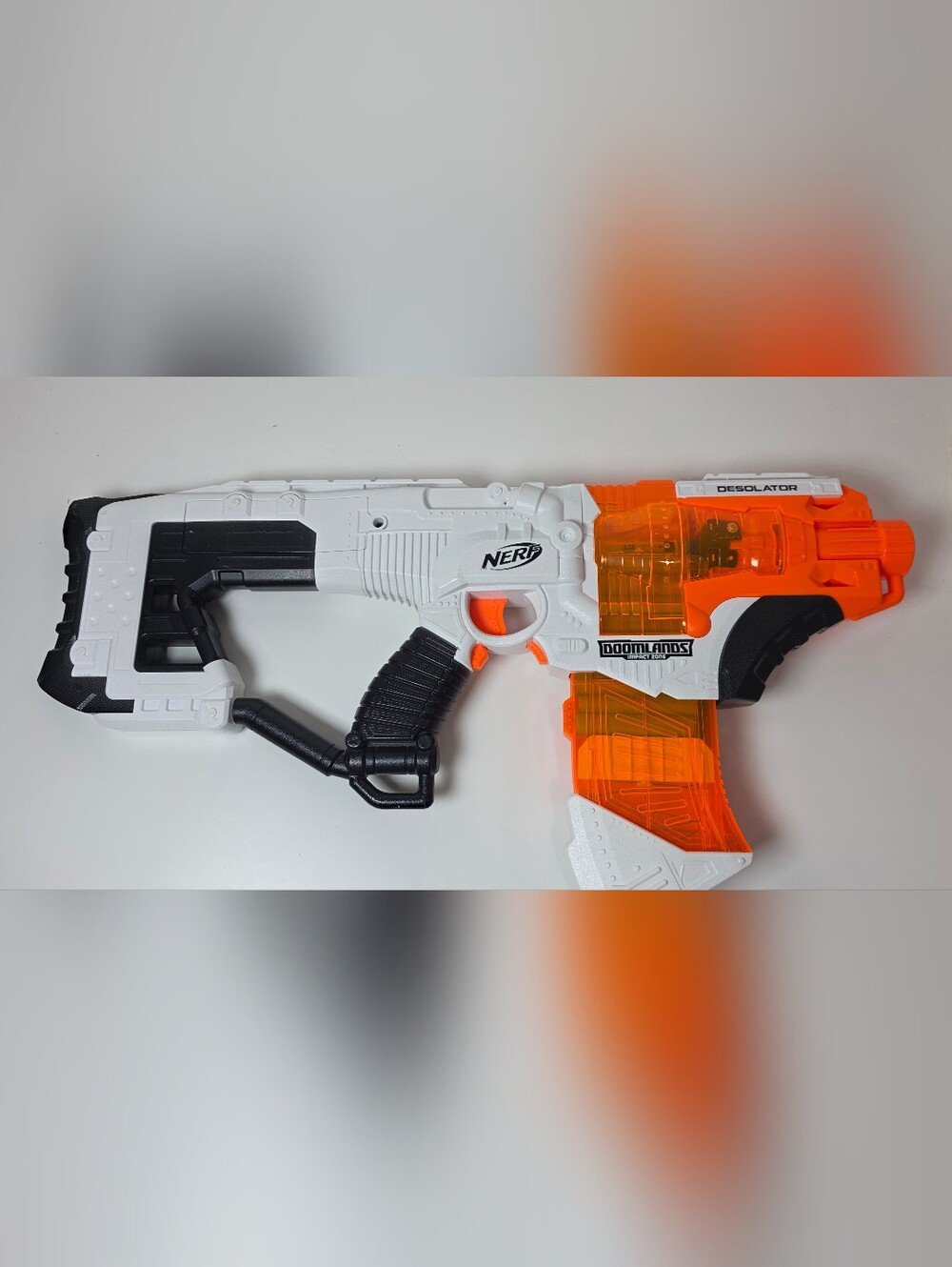 NERF N-Strike Impact Zone Doomlands Desolator w/ Banana Clip Tested & Works